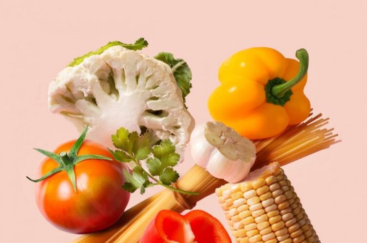 Italijanska prehrana z zelenjavo in sadjem za hujšanje