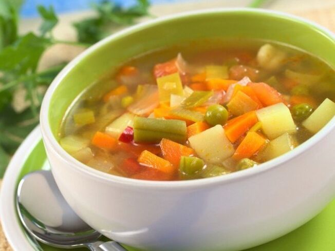 maščobna zelenjavna juha